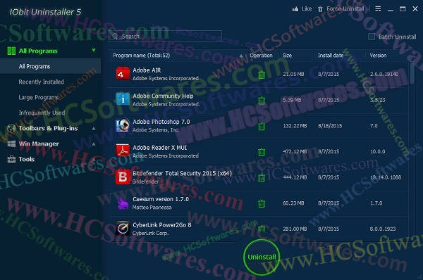 تحميل IObit Uninstaller Pro 15.0.0.10 كامل مع التفعيل مجانا
