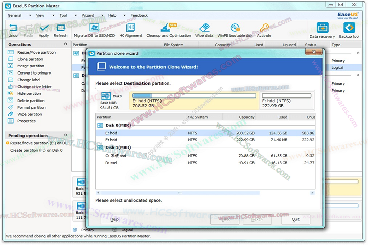 تحميل EaseUS Partition Master 19.15.0 + WinPE ISO كامل للكمبيوتر مجاناً