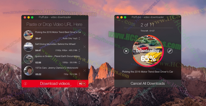 تنزيل PullTube 1.8.6.3 أحدث إصدار مع الشرح والمميزات للكمبيوتر الضعيف