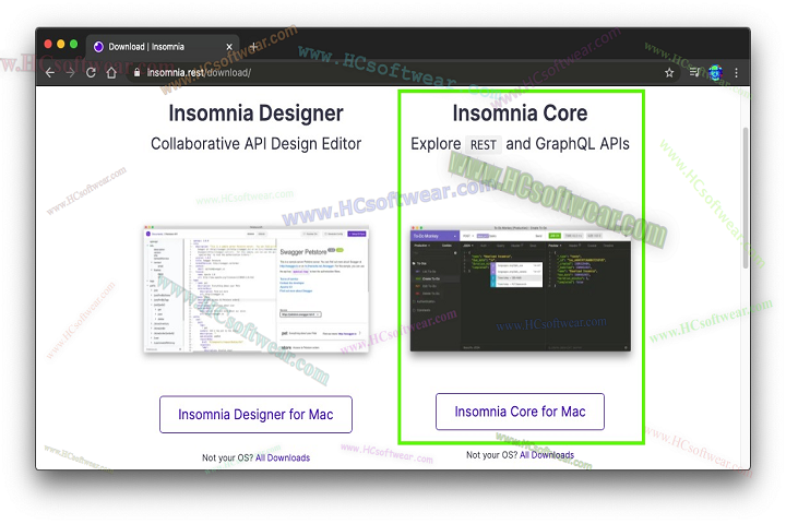  Insomnia Core 11.6.0نسخة مفعلة