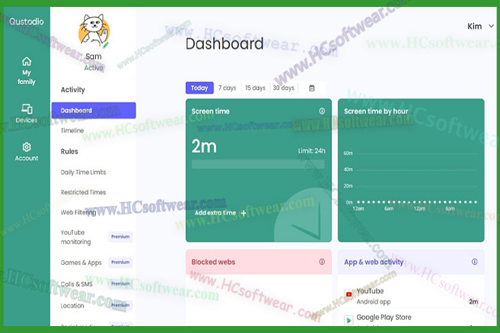 Qustodio 200.3.6457.0 أفضل برنامج للرقابة الأبوية 