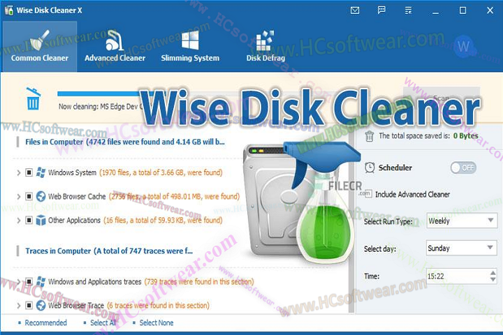 Wise Disk Cleaner 11.2.7المميزات وطريقة التثبيت