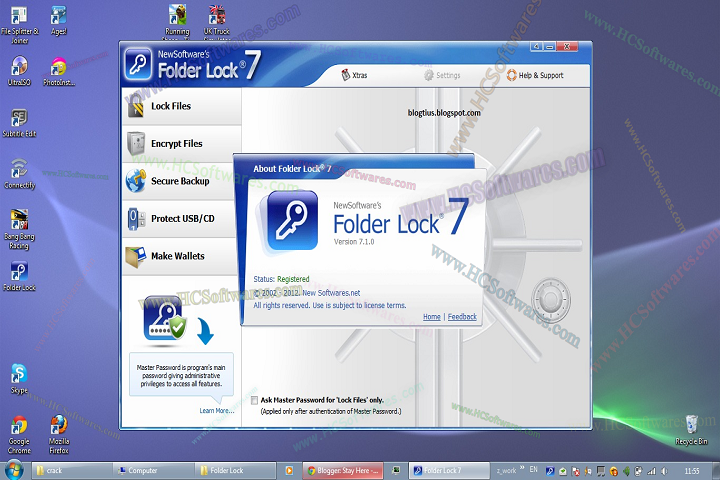 Folder Lock 10.1.10برنامج قفل وتشفير الملفات 