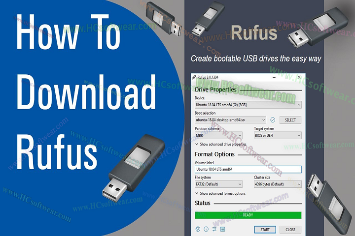  Rufus 4.11من الفلاشة بسرعة فائقة