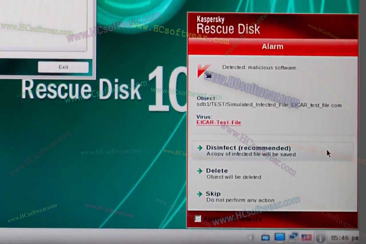 Kaspersky Rescue Disk 18.0.11.3dأداة فحص وإزالة الفيروسات من الكمبيوتر