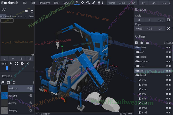 Blockbench 5.0.3لإنشاء موديلات ثلاثية الأبعاد Blockbench 5.0.3لإنشاء موديلات ثلاثية الأبعاد