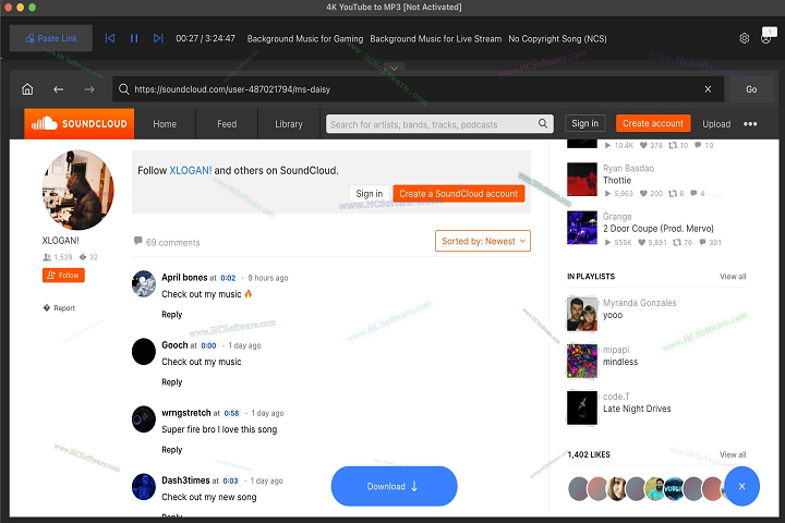 تحميل برنامج 4K YouTube to MP3 