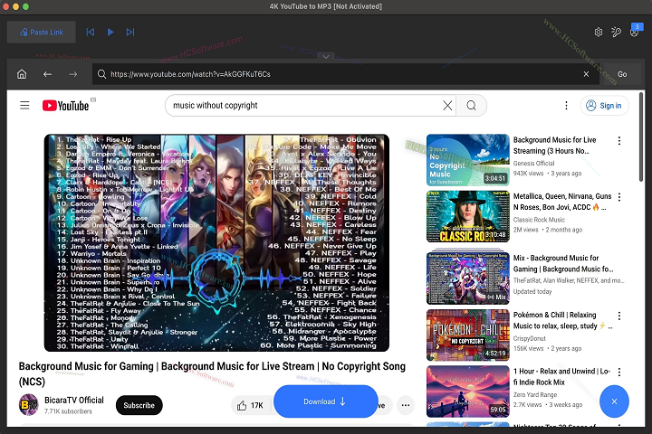 تحميل 4K YouTube to MP3 