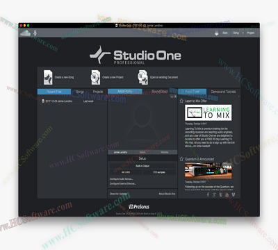 تحميل PreSonus Studio One Pro 7.2.3