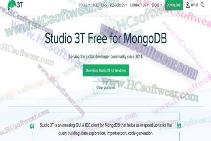 Studio 3T 2025.20.0 النسخة الكاملة أحدث إصدار للكمبيوتر Studio 3T 2025.20.0 النسخة الكاملة أحدث إصدار للكمبيوتر