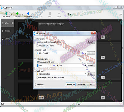 تنزيل 4K Software 4K Downloader 5.19