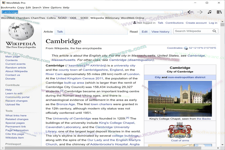  WordWeb Pro Ultimate Reference Bundle 10.54 free download