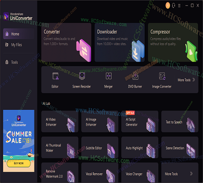 تحميل Wondershare UniConverter 17.0.5.439