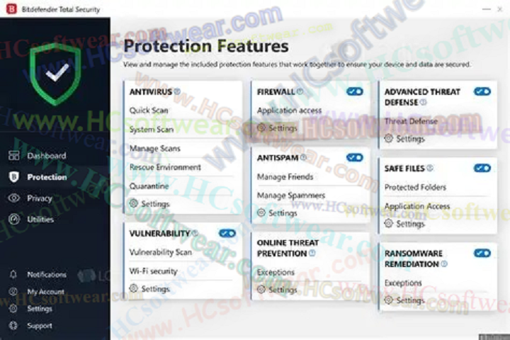 Bitdefender Total Security 27.0.54.283شاملة من الفيروسات والاختراقات Bitdefender Total Security 27.0.54.283شاملة من الفيروسات والاختراقات
