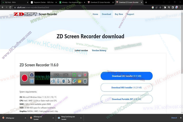 ZD Soft Screen Recorder 12.0.9لتسجيل الشاشة بجودة عالية ZD Soft Screen Recorder 12.0.9لتسجيل الشاشة بجودة عالية