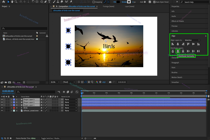 Align to Path AEScript Adobe Afters Plugin Free Download