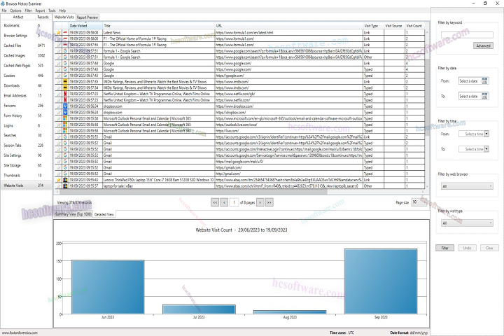 تنزيل Browser History Examiner 2025 Free Downlaod