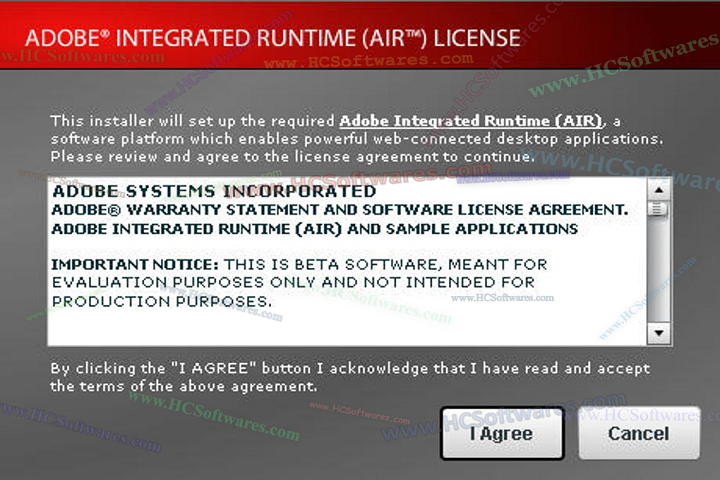  Adobe AIR 51.2.2.6تطبيقات الويب والهواتف