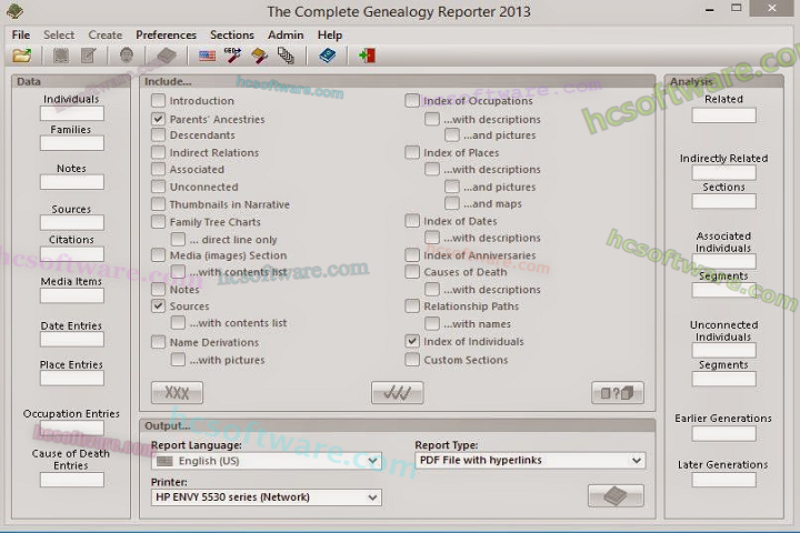 تنزيل The Complete Genealogy Reporter Free Download