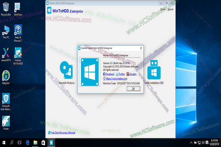  Hasleo WinToHDD download