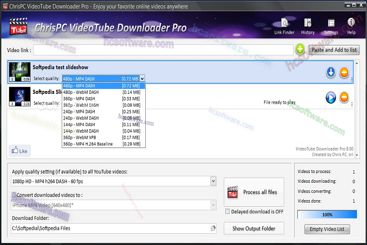 تحميل ChrisPC VideoTube Downloader Free Download