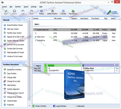 تحميل AOMEI Partition Assistant 10.9.2 + WinPE