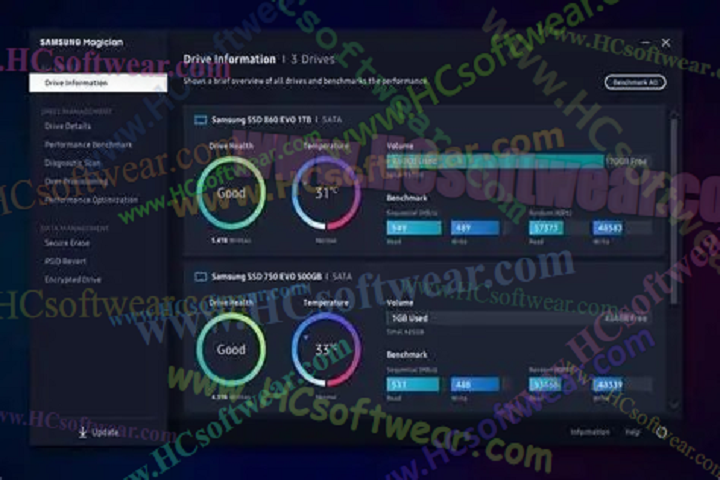 Samsung Magician 9.0.0تعزيز أداء SSD وزيادة عمر القرص