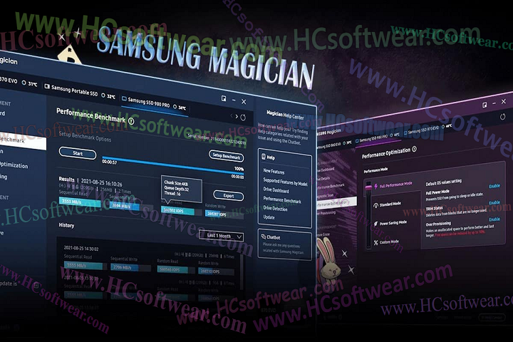Samsung Magician 9.0.0تعزيز أداء SSD وزيادة عمر القرص