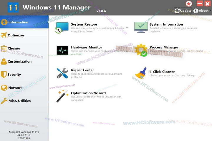 Yamicsoft Windows 11 Manager 2.2.2 Free Download