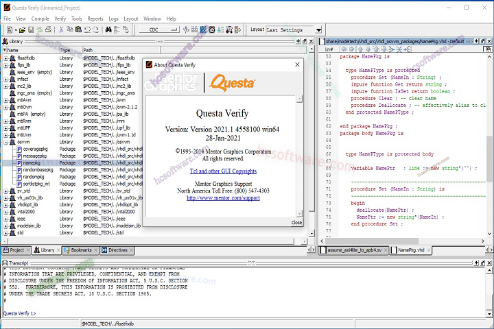 Mentor Questa Formal Free Download