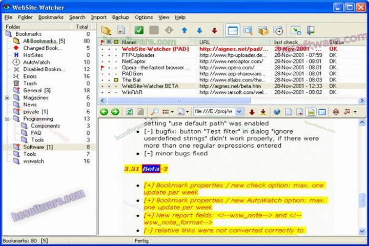 تنزيل WebSite-Watcher Free Download Full Version