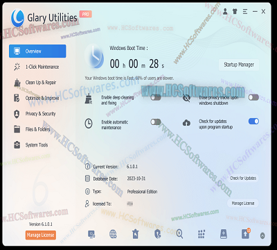 تحميل Glary Utilities Pro 6.35.0.39