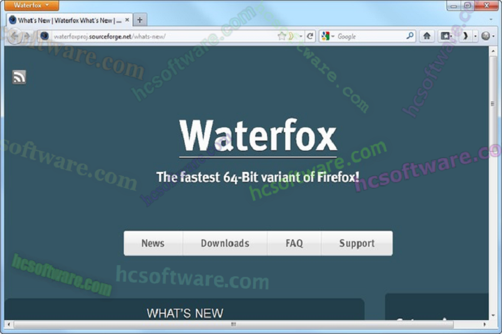 Waterfox 2025 Free Download 