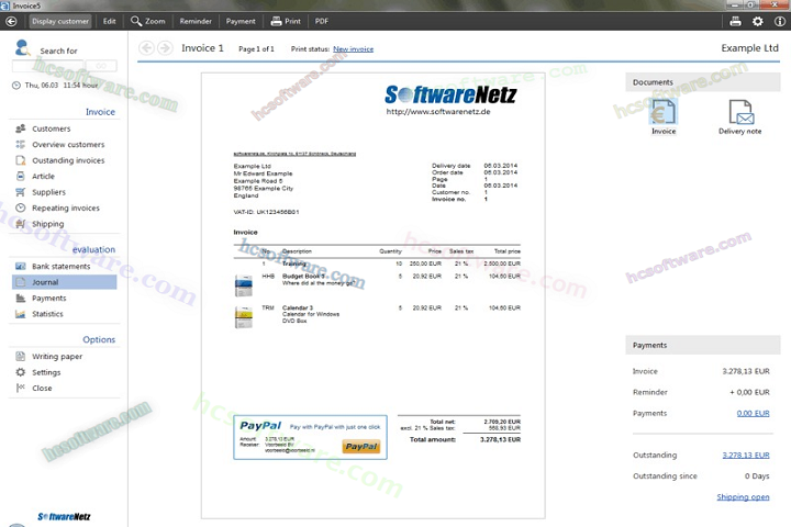 تحميل Softwarenetz Rechnung Free Download