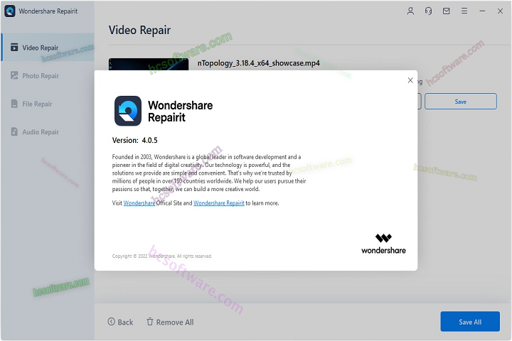 تحميل Wondershare Repairit  Free Download Full Version