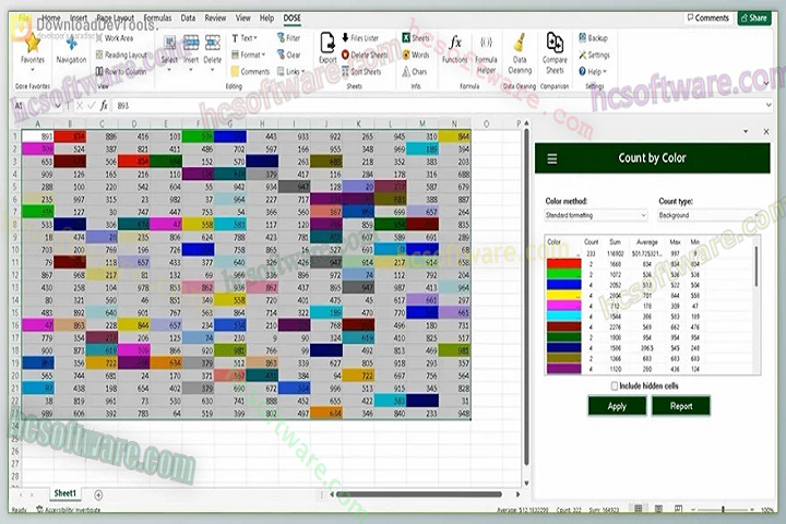 تحميل Zbrainsoft Dose for Excel Free Download