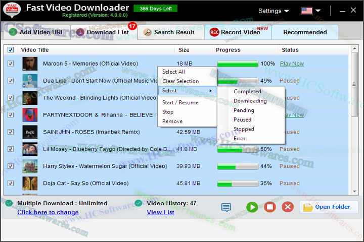  Fast Video Downloader 4.0.0.78 Free Download