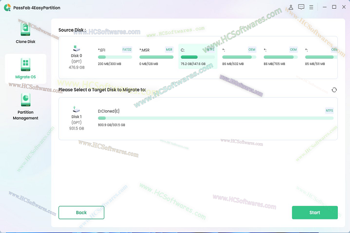 شرح كامل لبرنامج PassFab 4EasyPartition 3.9.1.9 Free Download