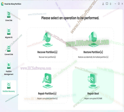شرح كامل لبرنامج PassFab 4EasyPartition 3.9.1.9