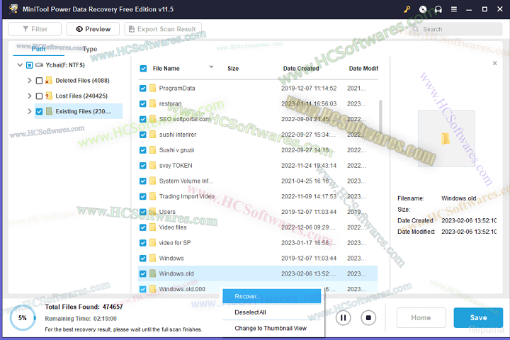  MiniTool Power Data Recovery full version download