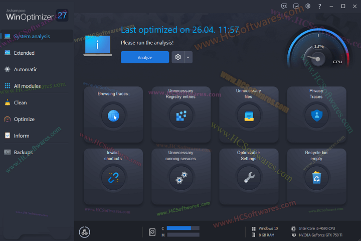 Ashampoo WinOptimizer 2026 v28.00.20 Download Free