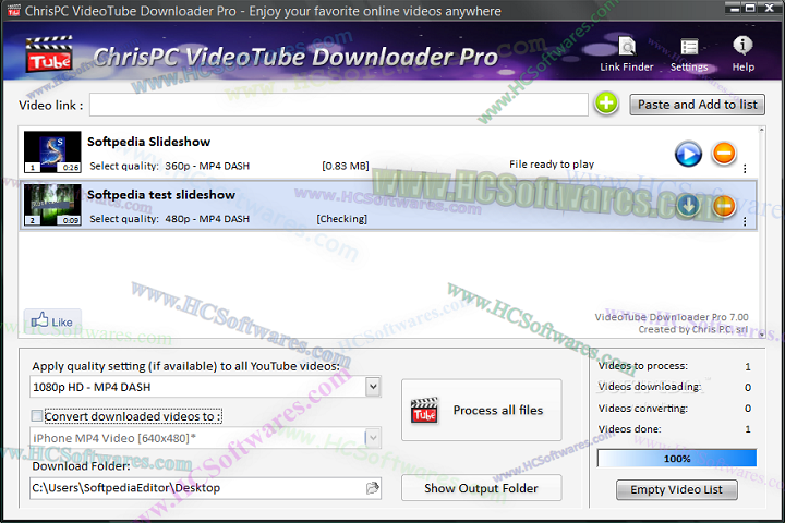  ChrisPC VideoTube Downloader النسخة الكاملة