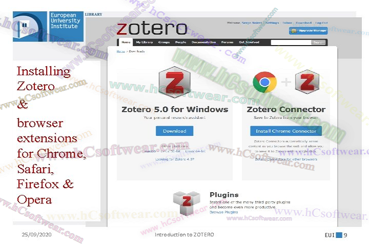 Zotero 8.0المراجع والأبحاث العلمية