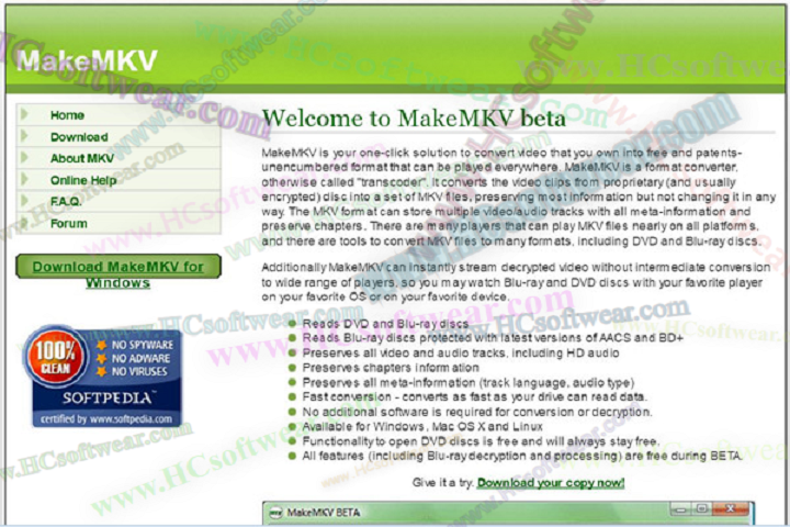 MakeMKV 1.18.3 Betaوطريقة الاستخدام