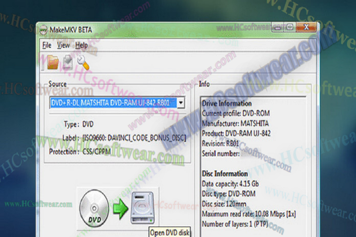 MakeMKV 1.18.3 Betaوطريقة الاستخدام
