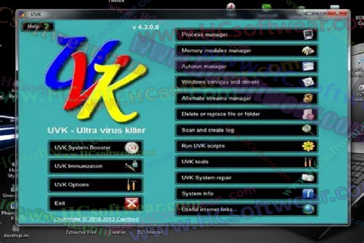 UVK Ultra Virus Killer 11.10.24.0 قوي لتنظيف النظام وإصلاح الأخطاء
