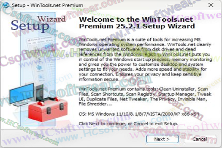 WinTools.net Professional 26.4.1تحسين الأداء وحذف الملفات الضارة