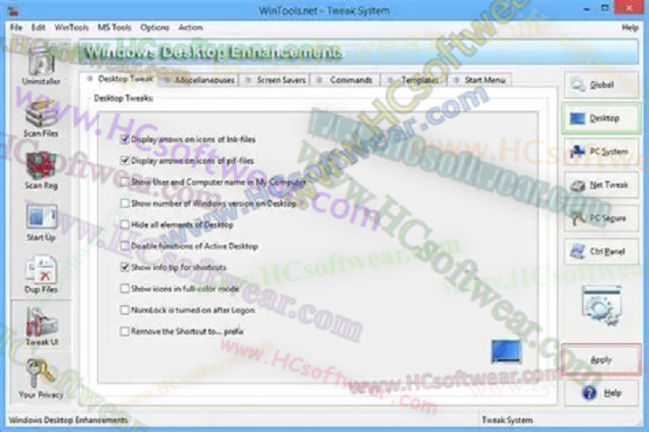 WinTools.net Professional 26.4.1تحسين الأداء وحذف الملفات الضارة