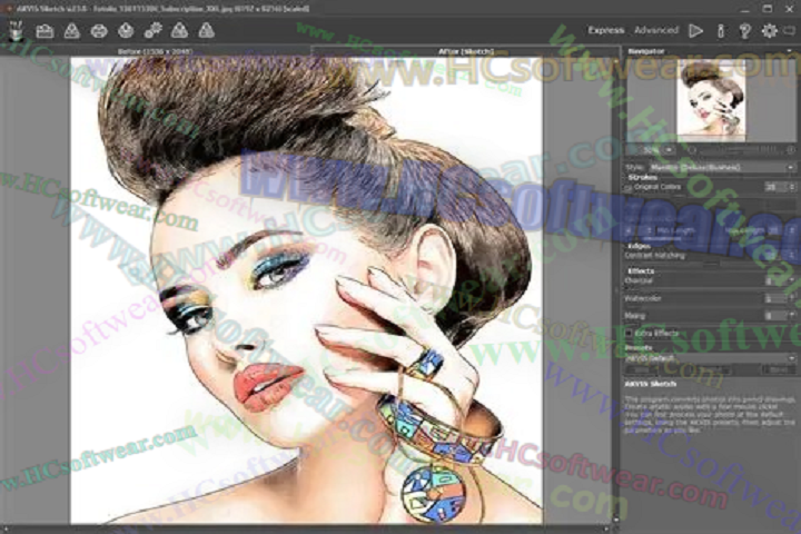 AKVIS Sketch 28.1 (64-bit) أداة احترافية للرسم والتصميم