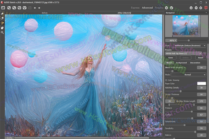AKVIS Sketch 28.1 (64-bit) أداة احترافية للرسم والتصميم